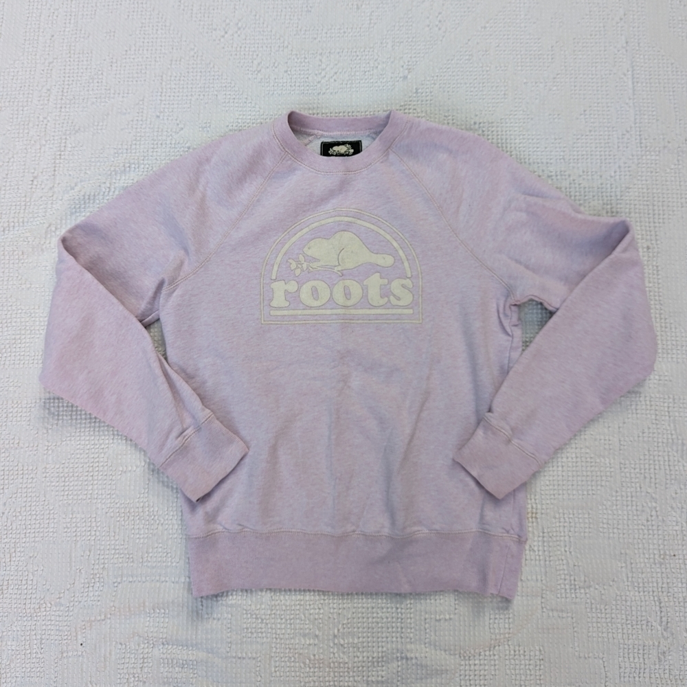 Roots║Purple Logo Sweatshirt║Size XS